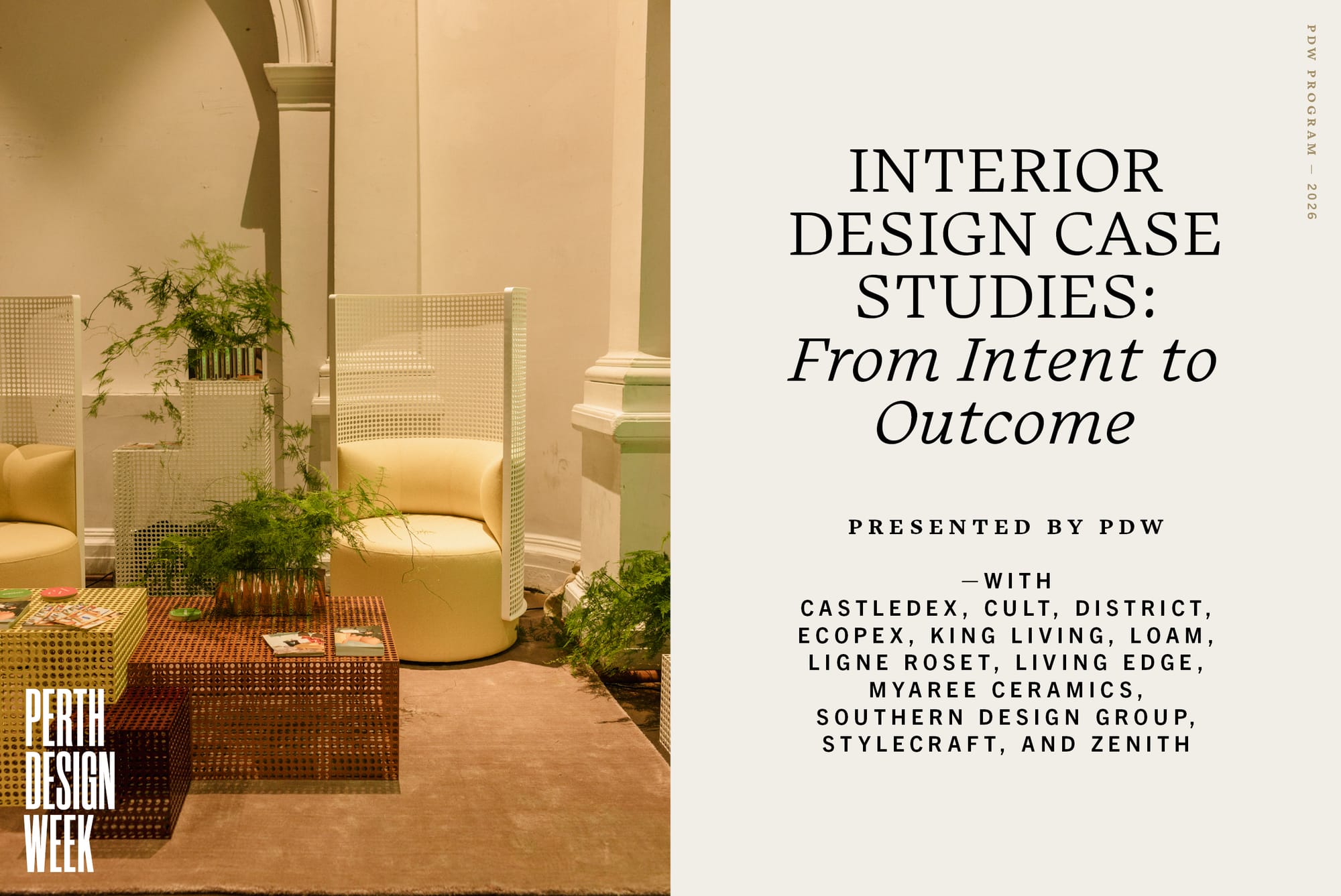 SOLD OUT! Interior Design Case Studies: From Intent to Outcome
