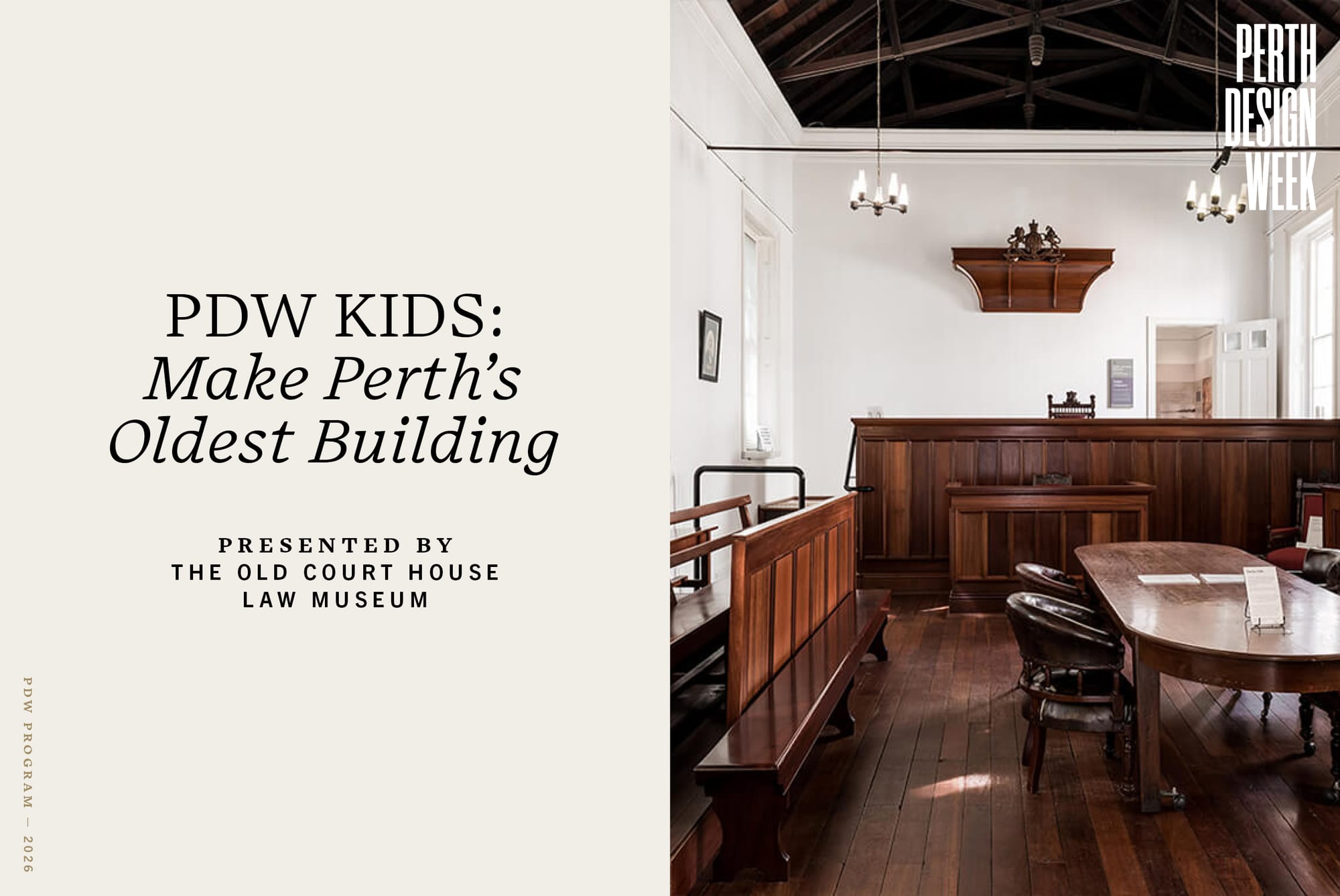 PDW Kids: Make Perth's Oldest Building