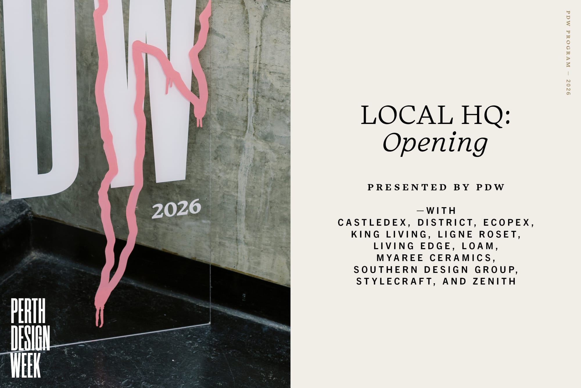 PDW Local HQ: opening night