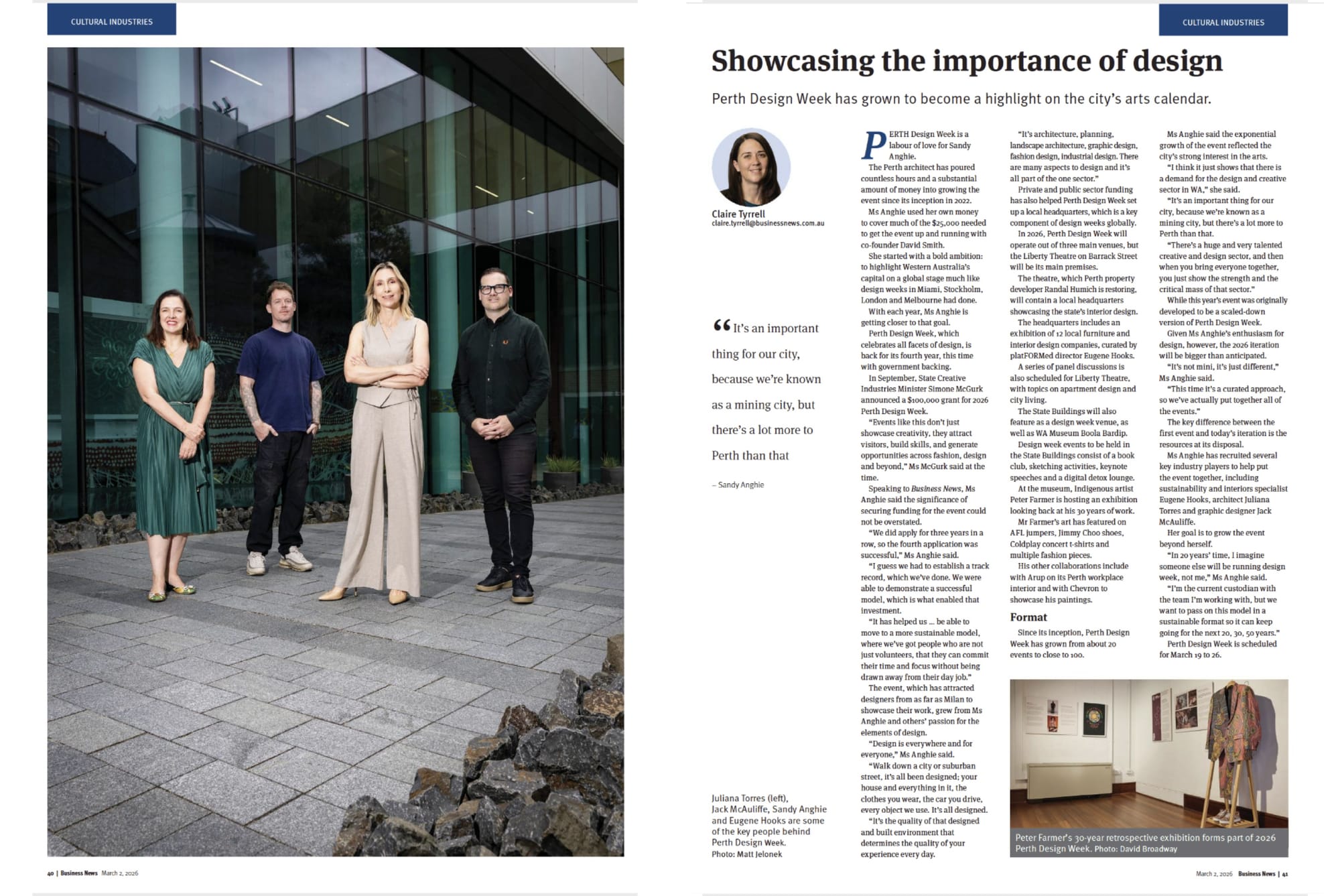 MEDIA 26.03.03: Business News WA