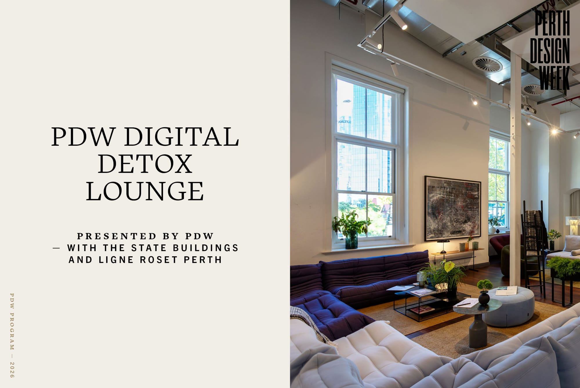PDW Digital Detox Lounge