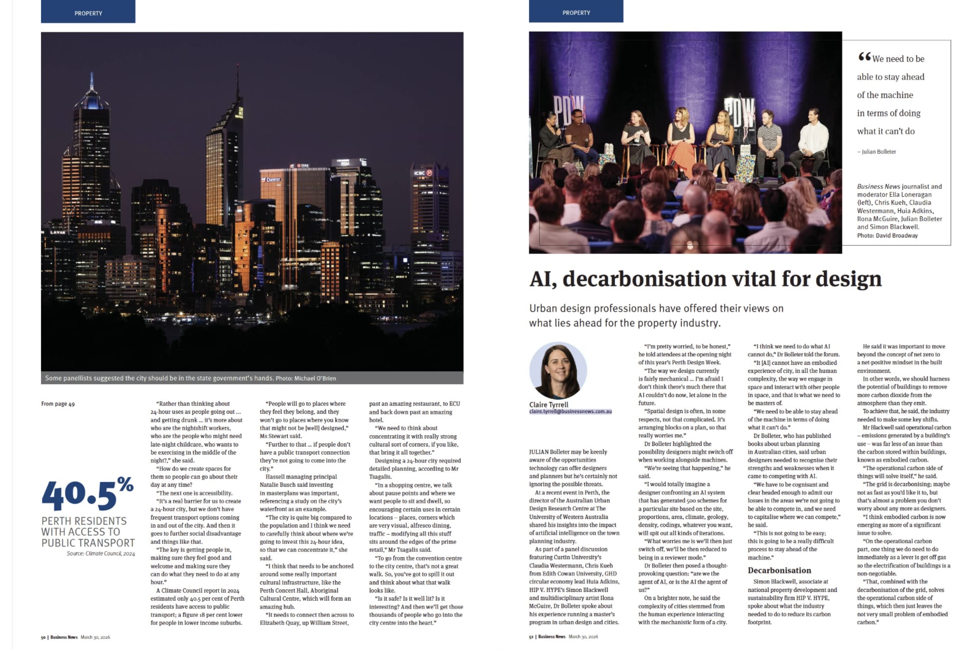 MEDIA 26.03.30: Business News WA