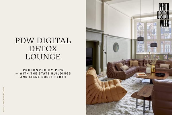 PDW Digital Detox Lounge