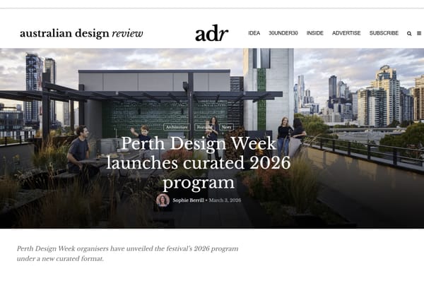 MEDIA 26.03.03: Australian Design Review